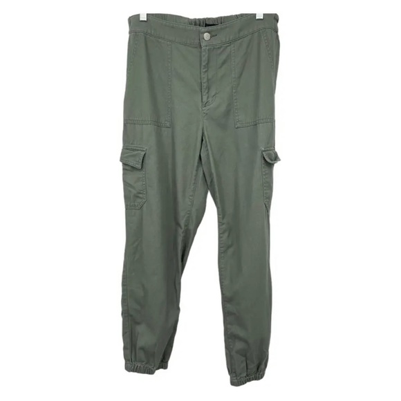 J. Crew Pants & Jumpsuits J Crew Reimagined Green Utility Cargo Jogger Pants Stretch Womens